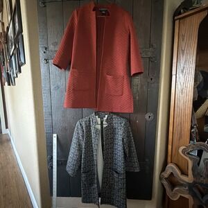 NYCC Women's Over Coat, Cardigan, Blazer Lot Of 2  Size Petite Small E266